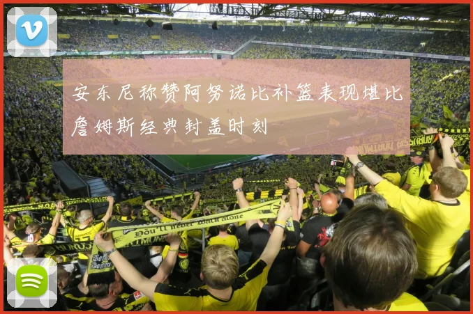 安东尼称赞阿努诺比补篮表现堪比詹姆斯经典封盖时刻